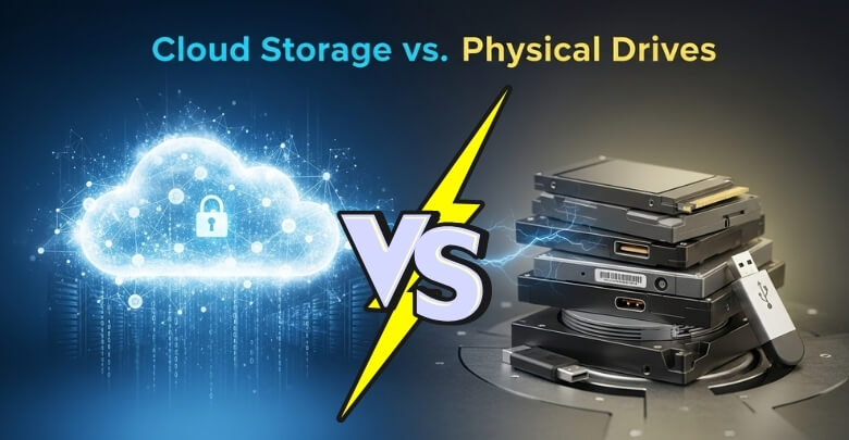 Cloud Storage vs Physical Drives